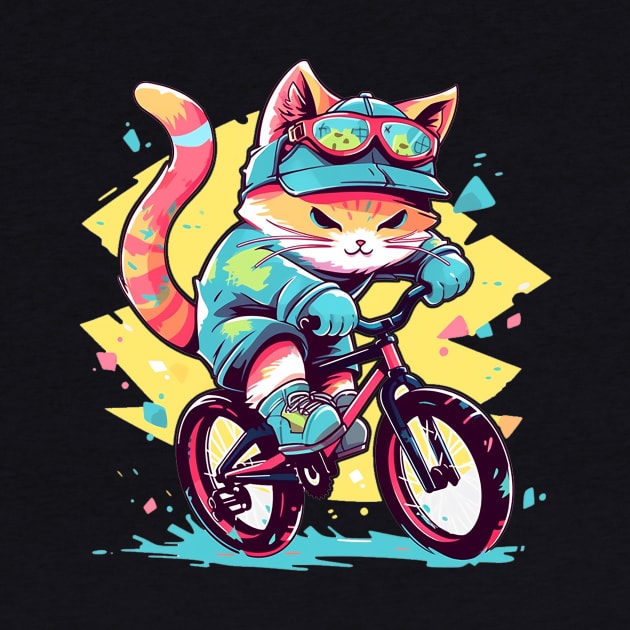 cat biker by dorapeterx